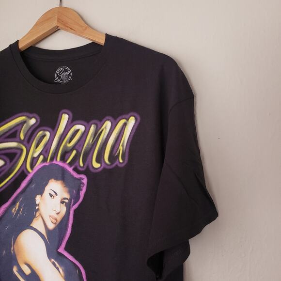 NEW Selena Official Merchandise Si Una Vez Graphic Logo Short Sleeve T-Shirt Top - Picture 3 of 8